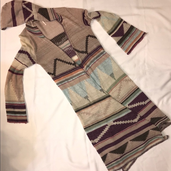 Free People Sweaters - Free People hooded long cardigan Large